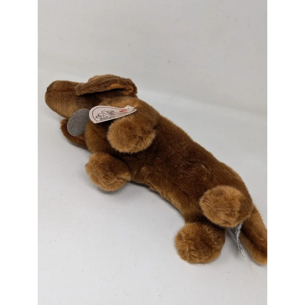 Russ Berrie Yomiko Classics Dachshund Dog Brown‎ Plush Stuffed Wiener Puppy NEW